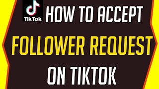 How To Accept Follower Request on Tiktok [upl. by Barling]