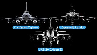 Eurofighter Typhoon vs Rafale vs Gripen – Which one is the BEST Fighter Jet [upl. by Giulietta]