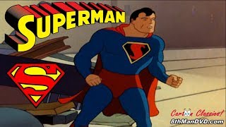 SUPERMAN CARTOON Destruction Inc 1942 HD 1080p  Bud Collyer Joan Alexander Jackson Beck [upl. by Olivero]