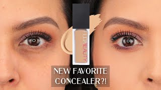 NEW CONCEALER ALERT 🚨A NEW HOLY GRAIL 🤯 HUDA BEAUTY FAUXFILTER CONCEALER  REVIEW  WEAR TEST [upl. by Katerina]