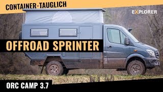 Sprinter 4x4 Wohnmobil mit Hubdach Containertauglich [upl. by Aeynod]