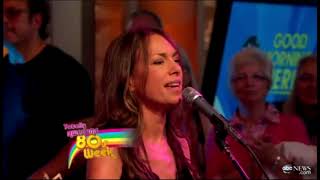 THE BANGLES  Hazy Shade of Winter  Good Morning America  80s Week  October 4 2011 [upl. by Ykvir270]