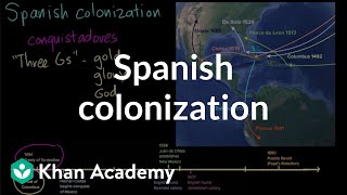 Spanish colonization  Period 1 14911607  AP US History  Khan Academy [upl. by Lalla]