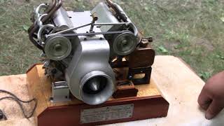 INCREDIBLE HOMEMADE V4 ENGINE from scratch [upl. by Yalonda]