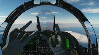 Real hands interacting with virtual cockpit DCS VR and Leap Motion [upl. by Rosenwald]