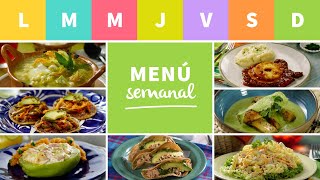 Menú Semanal  Comida en 30 minutos [upl. by Paugh]