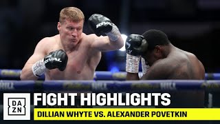 HIGHLIGHTS  Dillian Whyte vs Alexander Povetkin [upl. by Anircam]