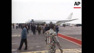 Zaire  President Mobutu returns [upl. by Xer]