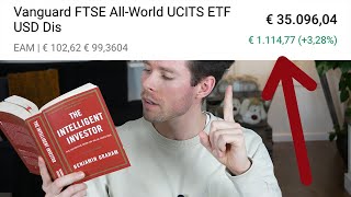 €10000month in Vanguard FTSE AllWorld UCITS ETF VWRL  IE00B3RBWM25 [upl. by Tisbee]