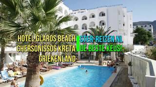 Hotel Glaros Beach Griekenland Kreta  Ster Reizen [upl. by Thoer495]