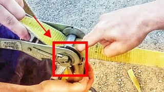 How To Use A Ratchet Strap the Ez way [upl. by Malcom]