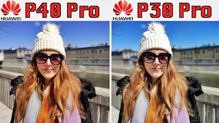 Huawei P40 Pro VS Huawei P30 Pro Camera Comparison [upl. by Anuaf]