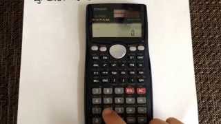 Converting from Degrees to Radians using the calculator Casio fx991MS [upl. by Ellerred370]