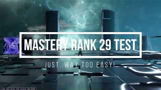 MASTERY RANK 29 TEST  Very Easy No effort Needed [upl. by Bigner]