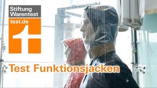 Test Funktionsjacken Viele versagen bei Dauerregen [upl. by Letniuq982]