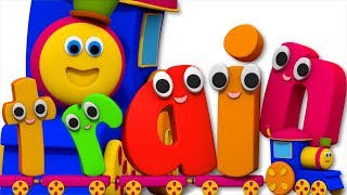 Two Vowel Song  Learning Street With Bob The Train  Word Play  Learning Video by Kids Tv [upl. by Atteroc]