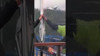 Commercial Exterior Window Film Installation windowfilms [upl. by Eendyc]