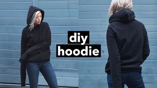 DIY Hoodie from Scratch  WITHWENDY [upl. by Sualkin928]