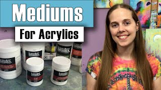 Acrylic Mediums  The ULTIMATE Overview How to Use Medium to Enhance Your Painting in Acrylics [upl. by Devi]