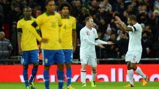 England vs Brazil 21 Official Goals and Highlights Wembley 060213  FATV [upl. by Siroled215]