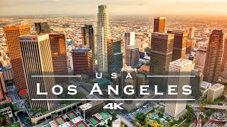 Los Angeles USA 🇺🇸  by drone 4K [upl. by Lucie]