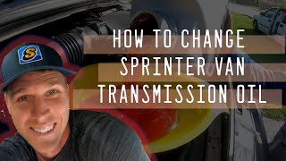 How to change Sprinter Transmission Fluid  Torque converter fluid change [upl. by Jael212]