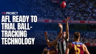 AFL Trialling BallTracking Technology [upl. by Nowaj]