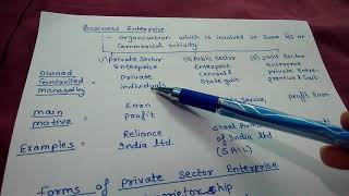 Types of Business Enterprises  forms of business organisations  class 11 business studies [upl. by Swithin]