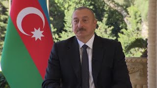 Azerbaijani President Ilham Aliyev ‘We never deliberately attacked civilians’ [upl. by Truscott360]