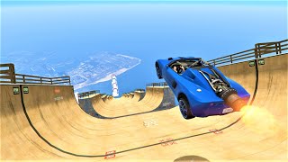 Halfpipe Destroyer Mega Ramp  GTA 5 Online [upl. by Ailedroc]