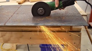 How I Make Straight Accurate Cuts With The Angle Grinder [upl. by Necila121]