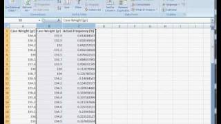 How to Construct a Cumulative Distribution Plot in Excel 2007 [upl. by Dranyar]