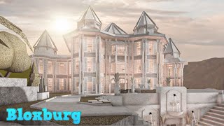 Bloxburg Mansion Castle No largeplot  House Build [upl. by Janos]