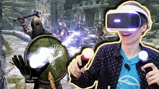 Skyrim VR With Oculus Quest 2 And Virtual Desktop [upl. by Suidualc]