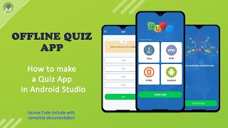 How to create a Quiz App in Android Studio  Modern Quiz App Tutorials  Quiz App UI design [upl. by Ribble]