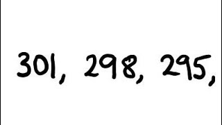 Find the nth term in a decreasing sequence [upl. by Nairadas121]