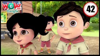 Vir The Robot Boy  Bengali stories for kids  Bangla Cartoons Jungle Safar  Wow Kidz Bangla [upl. by Hayman]