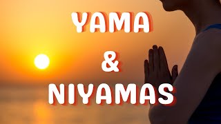 The Yamas and Niyamas The Eight Limbs of Yoga Bodhi School of Yoga [upl. by Eustazio]