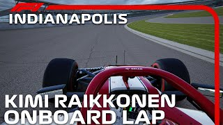 F1 2020 Indianapolis Motor Speedway  Kimi Raikkonen Onboard  Assetto Corsa [upl. by Catlaina]