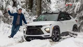 2022 Chevrolet Trailblazer AWD Snow Road Driving Tests [upl. by Sirak]