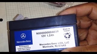 Mercedes Auxiliary Battery Change [upl. by Pimbley121]