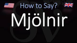 How to Pronounce Mjölnir CORRECTLY Thors Hammer Name Pronunciation [upl. by Cyndia]