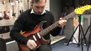 Vintage V6hmrsb Electric Guitar Review  Rimmers Music [upl. by Guerin216]