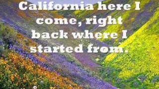 California Here I Come Lyrics [upl. by Estren]