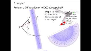 Geometry Lesson 33 Rotations [upl. by Tybie]