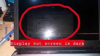 How To Fix Dark Screen Laptop  No Backlight [upl. by Gibrian]