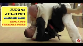 JUDO vs JUJITSU coaches KO fight [upl. by Francisco]