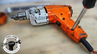 Broken Old drill Restoration  Black and Decker [upl. by Illil]