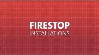 IFC UL Demonstration of Proper vs Improper Firestopping [upl. by Aifos380]