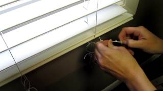 How to shorten Faux blinds [upl. by Sutherland]